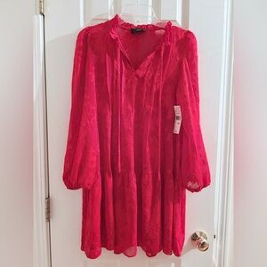Elegant Red Women's Dress